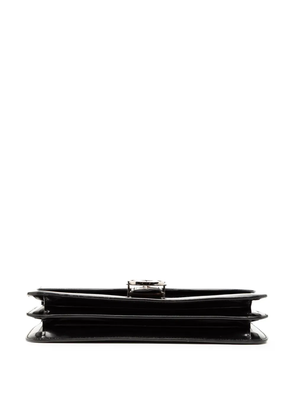 2000-2015 Medium Patent Dollar Interlocking G Crossbody Bag
