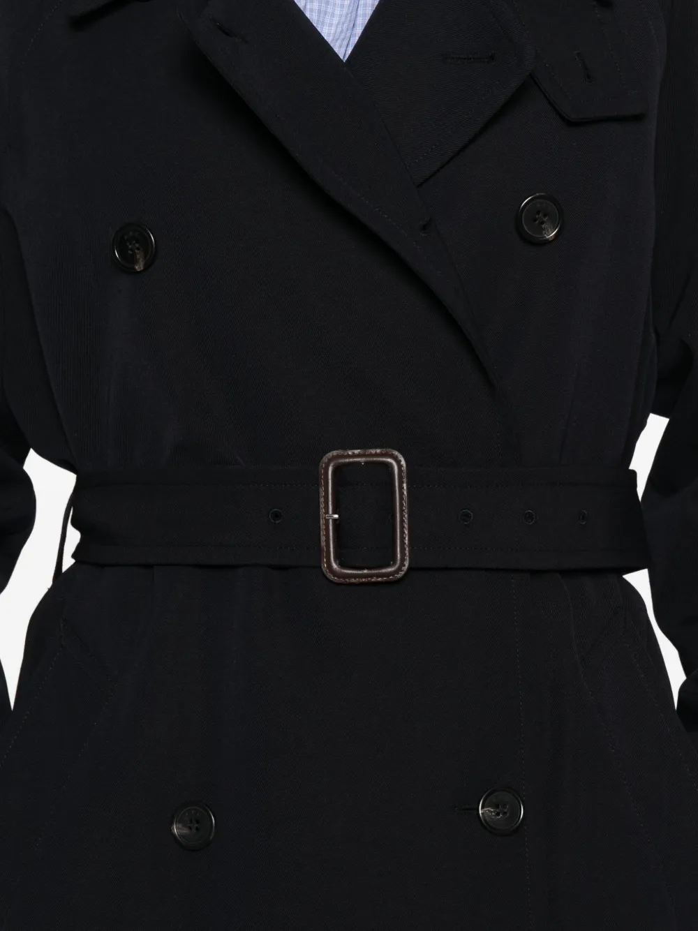 A.P.C. Trenchcoat met ceintuur Blauw