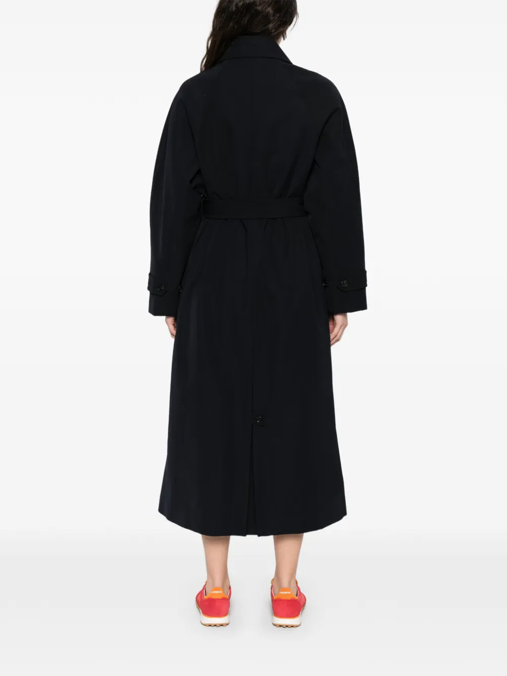 A.P.C. Trenchcoat met ceintuur Blauw