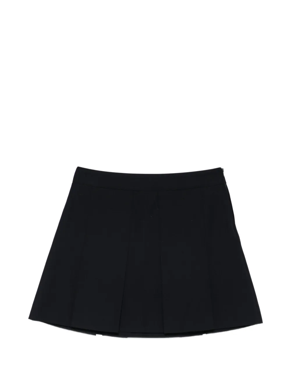 A.P.C. pleated mini skirt - Blu
