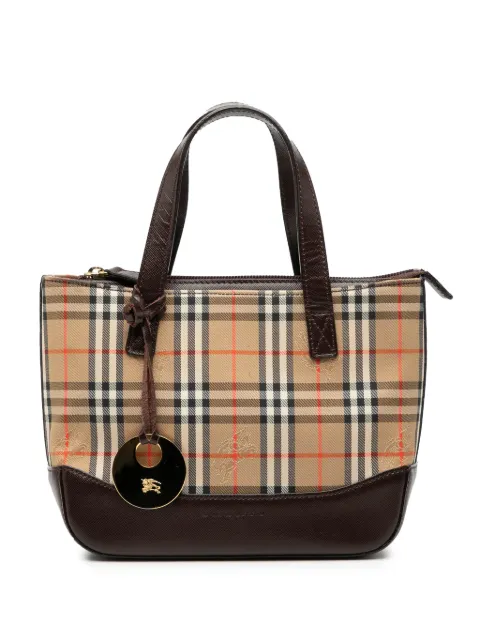 Burberry Pre-Owned 2000-2017 Haymarket Check Canvas tote bag