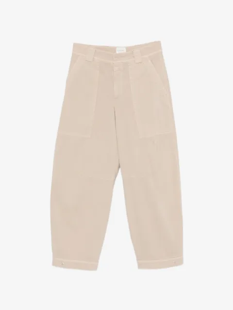 Closed Rhannon patch-pocket tapered trousers