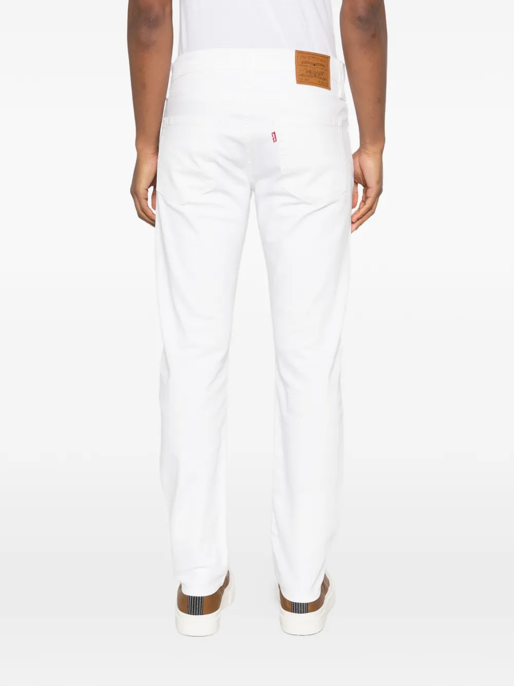 Levi's 502 denim jeans met knopen Wit