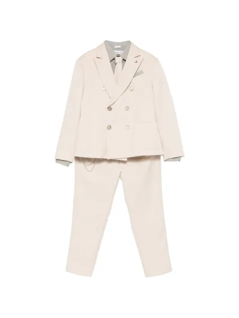 Colorichiari double-breasted suit (set of eight)