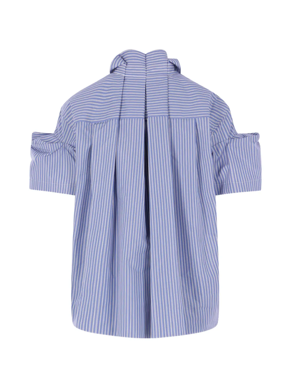  Sacai Striped-pattern Shirt - Blue 