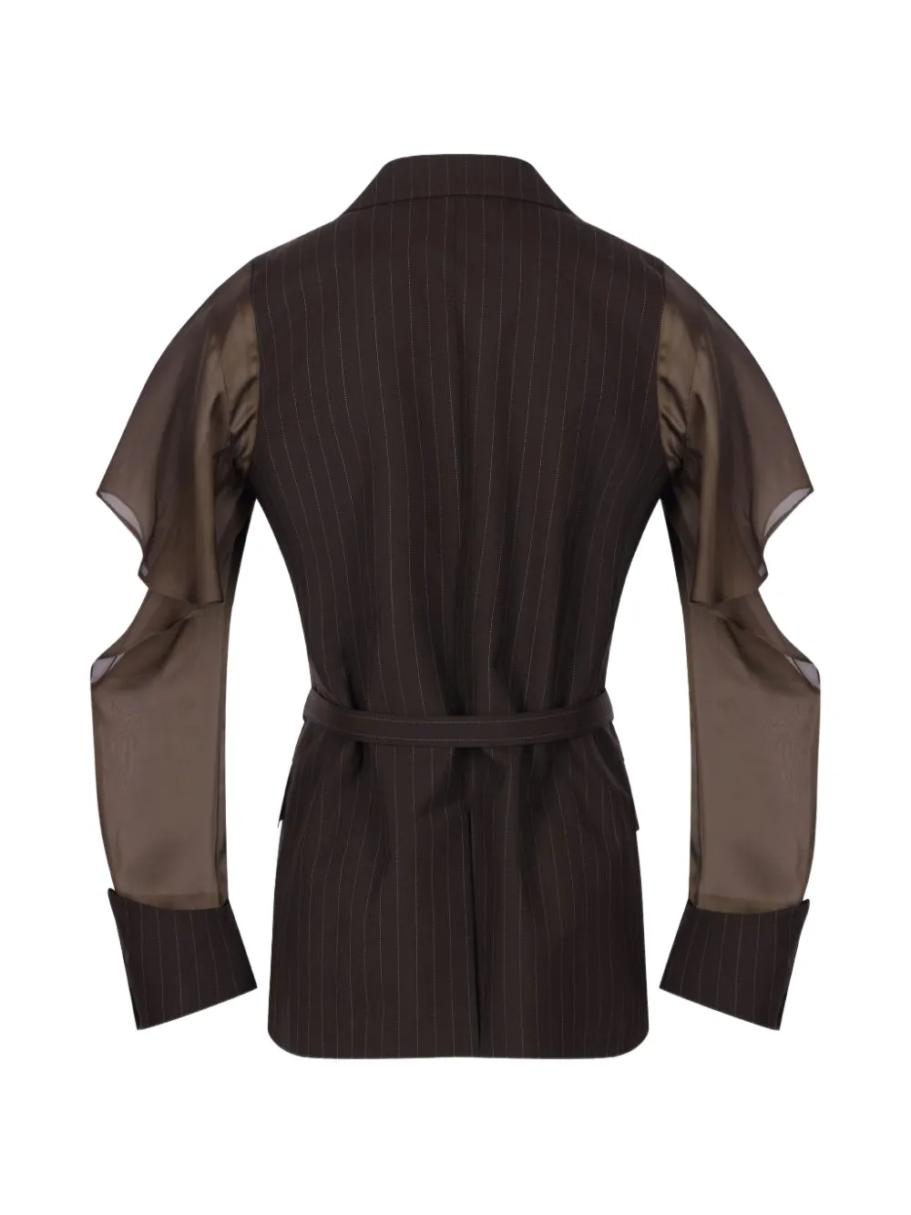 sacai Jas met riem Bruin