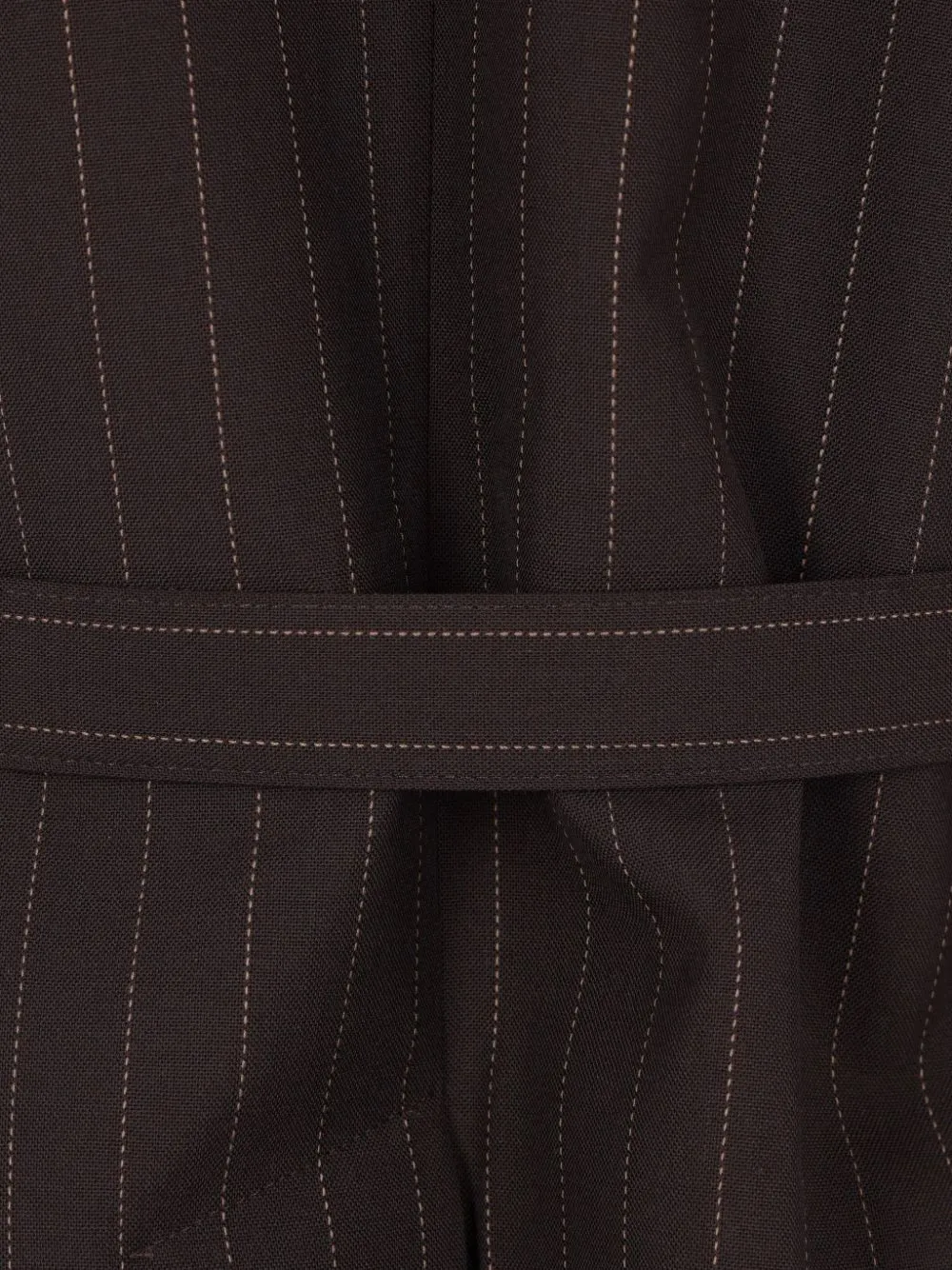 sacai Jas met riem Bruin