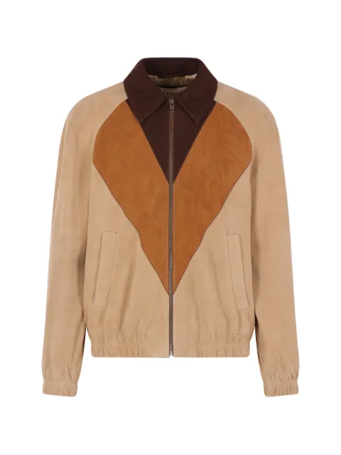 Valentino Garavani colour-block suede jacket
