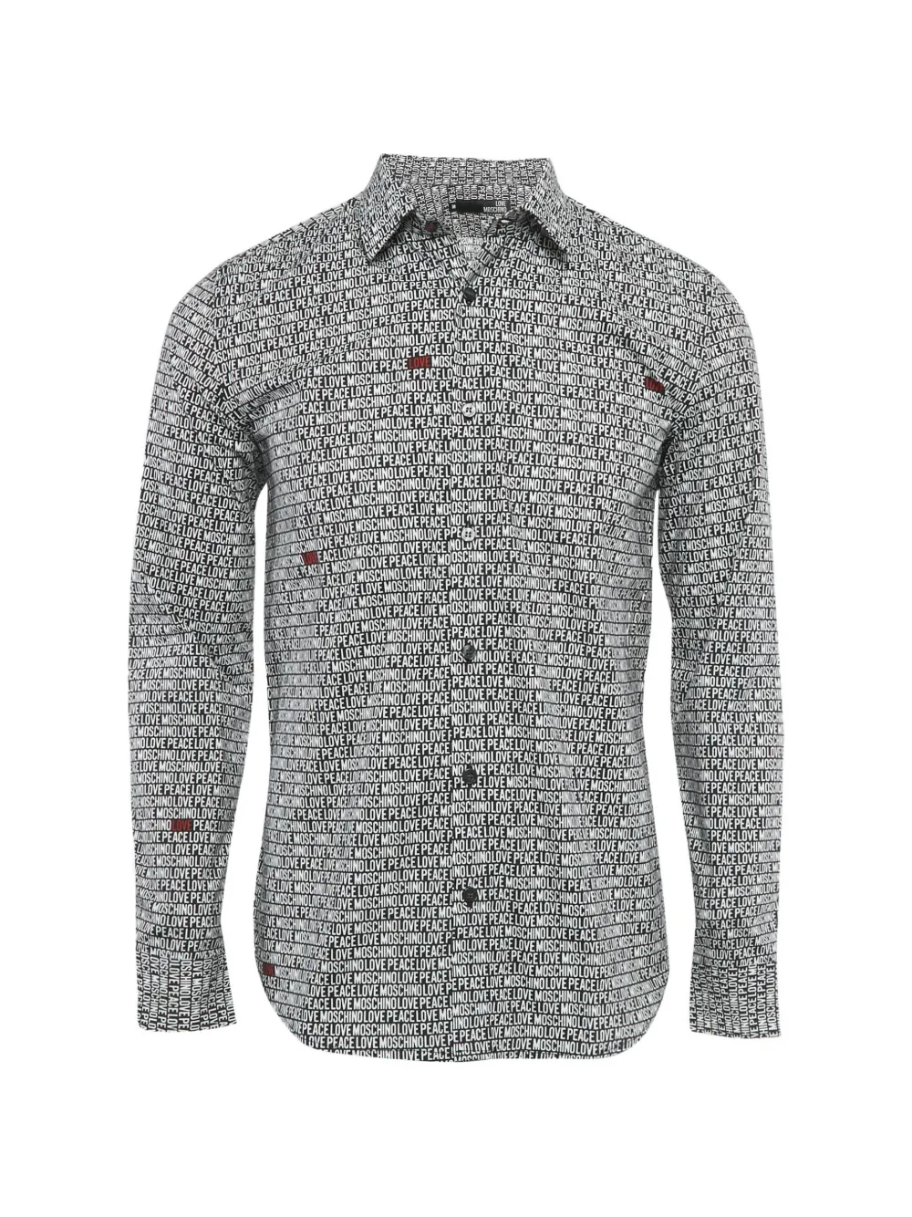 Love Moschino Camicia con logo - Nero