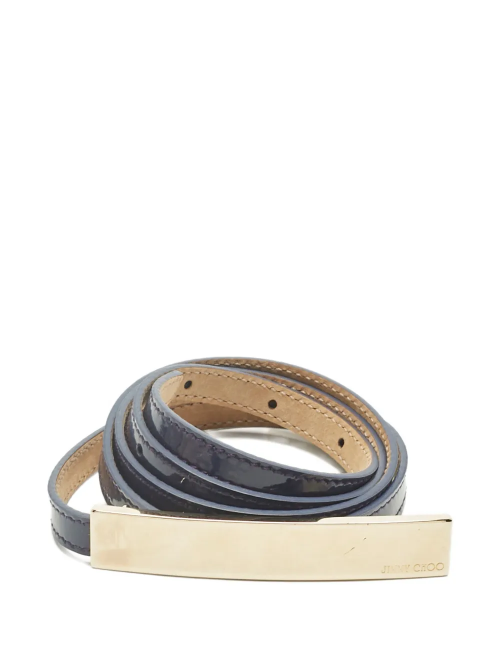 Jimmy Choo Pre-Owned Cintura con logo - Viola