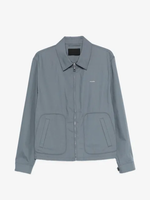 Prada technical cotton zipper blouson jacket