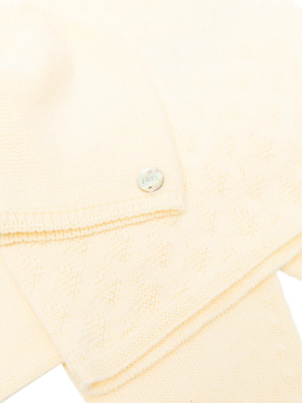 Paz Rodriguez Knitted Babygrow Set (set Of Four) - Yellow 
