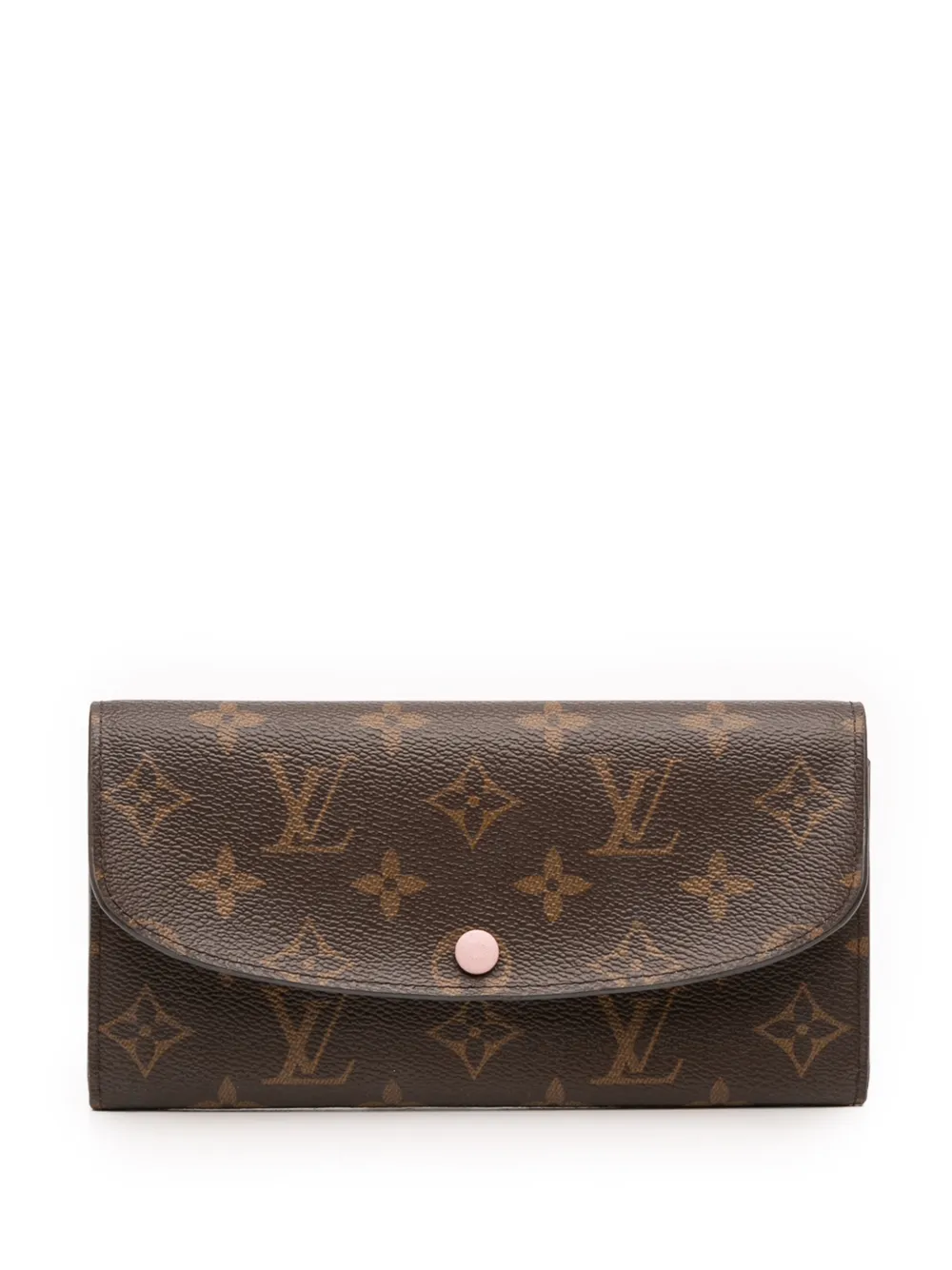 Louis Vuitton Pre-Owned 2018 Monogram Emilie Wallet long wallets - Marrone