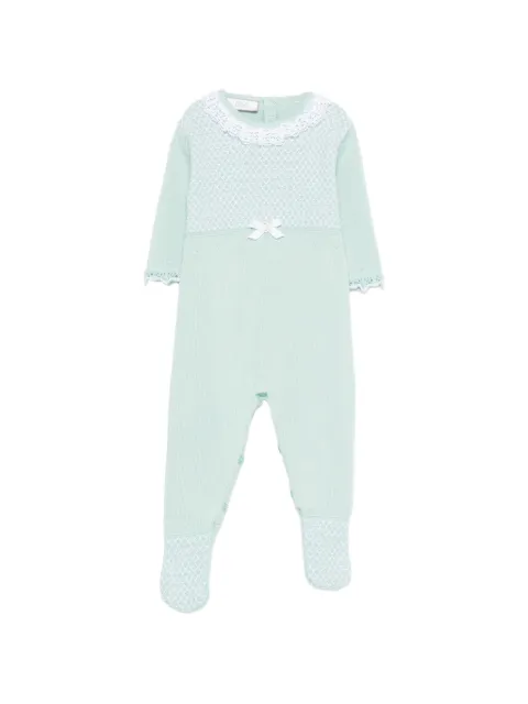 Paz Rodriguez Cauce lace-trim bow pajamas