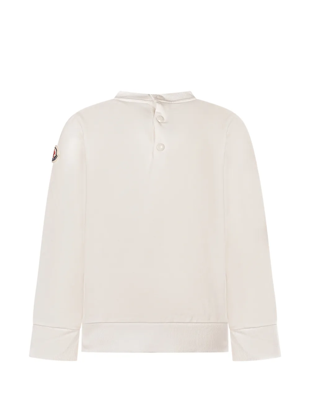  Moncler Enfant Logo Sweatshirt - Neutrals 