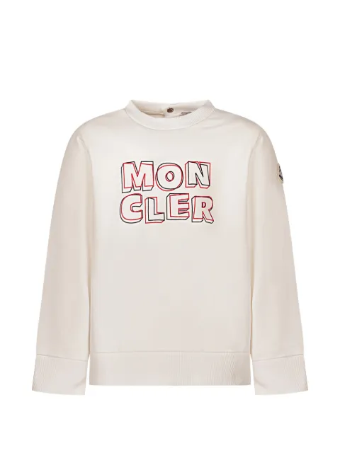 Moncler Enfant sudadera con logo