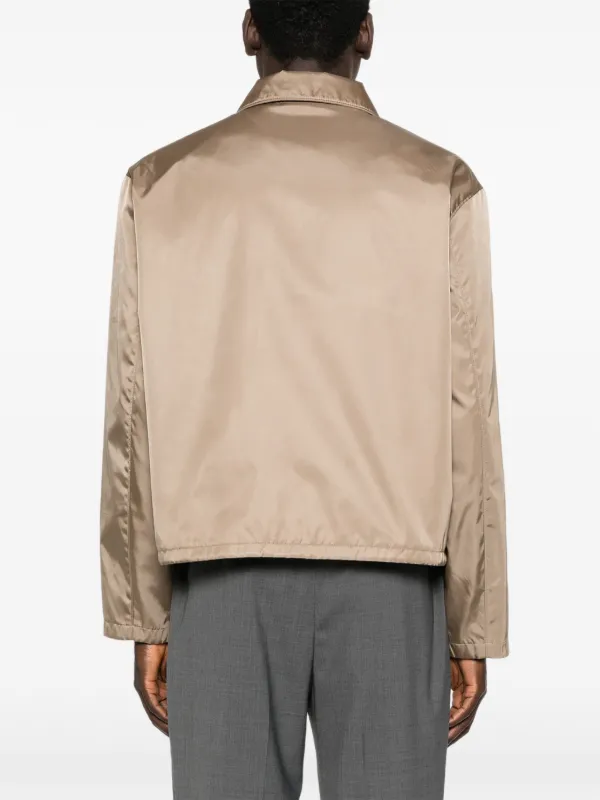 Prada Re-Nylon ジップアップ ジャケット | ニュートラル | FARFETCH JP