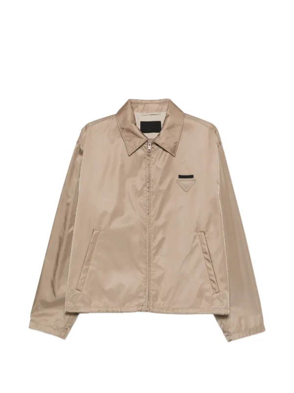 PRADA Nylon × Leather ジップアップブルゾン size M 33572750_64576860_600.jpg