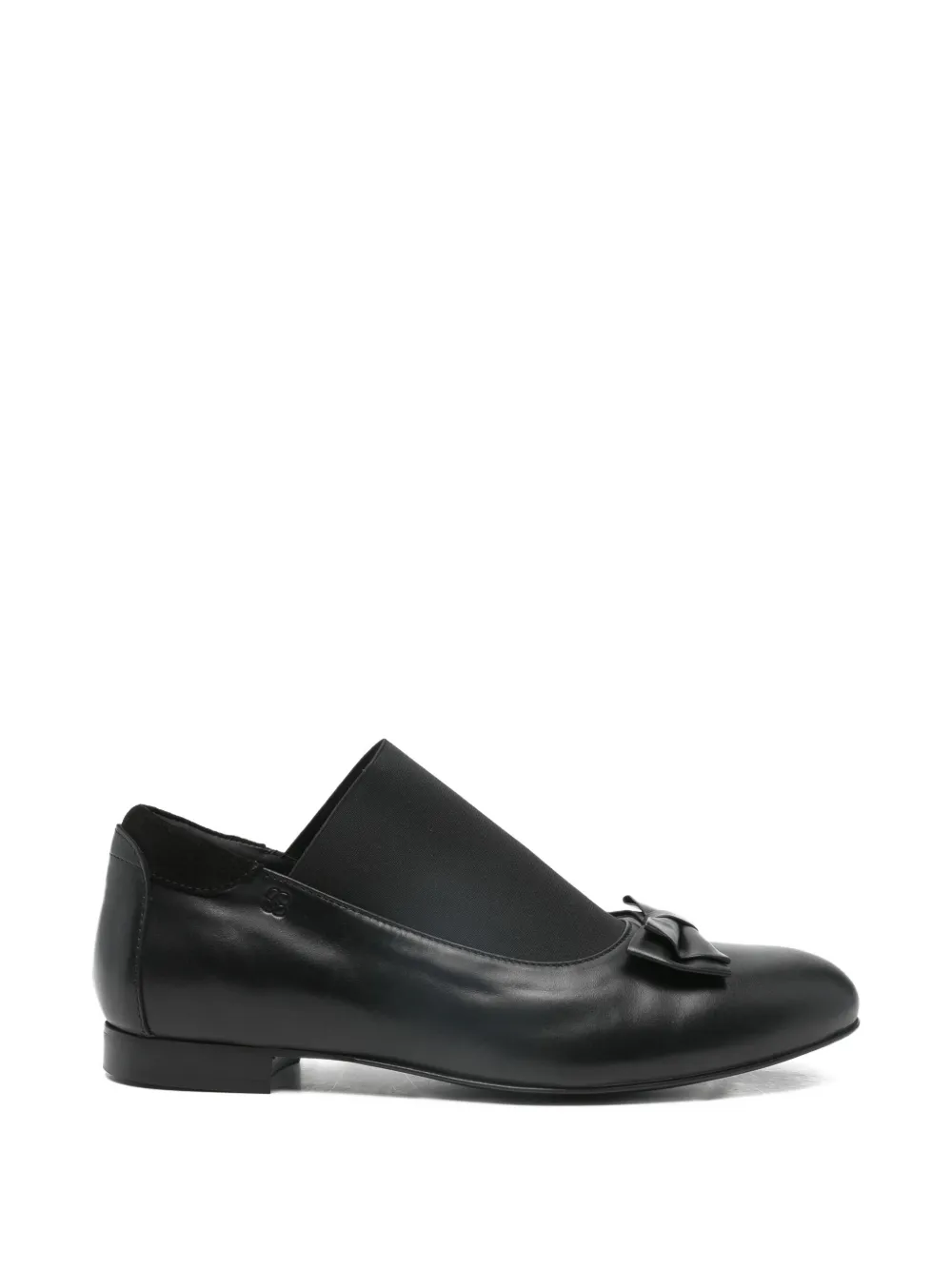 Stefan Cooke Loafers met elastische strik Zwart