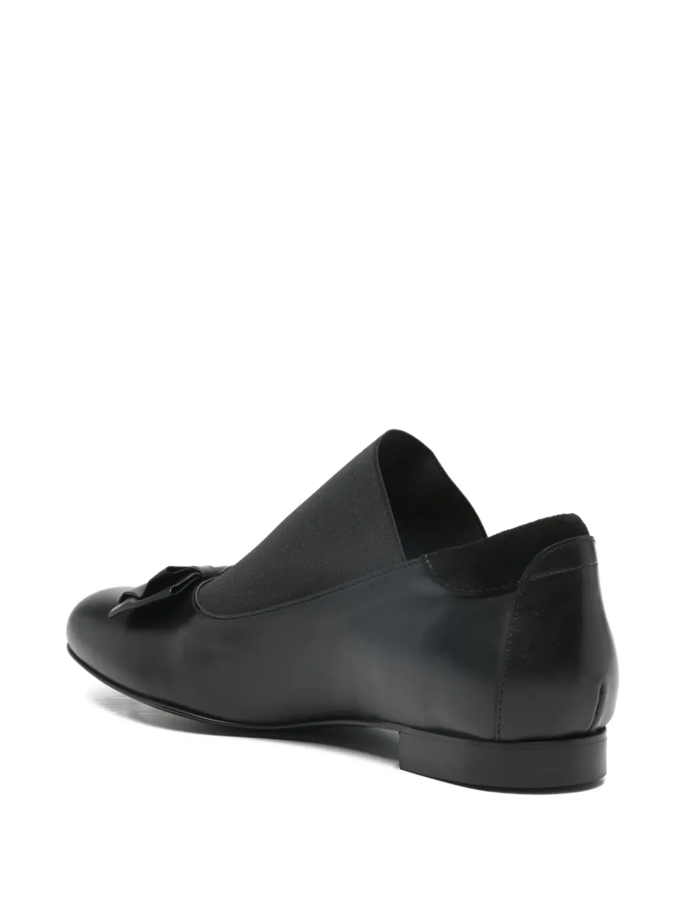 Stefan Cooke Loafers met elastische strik Zwart