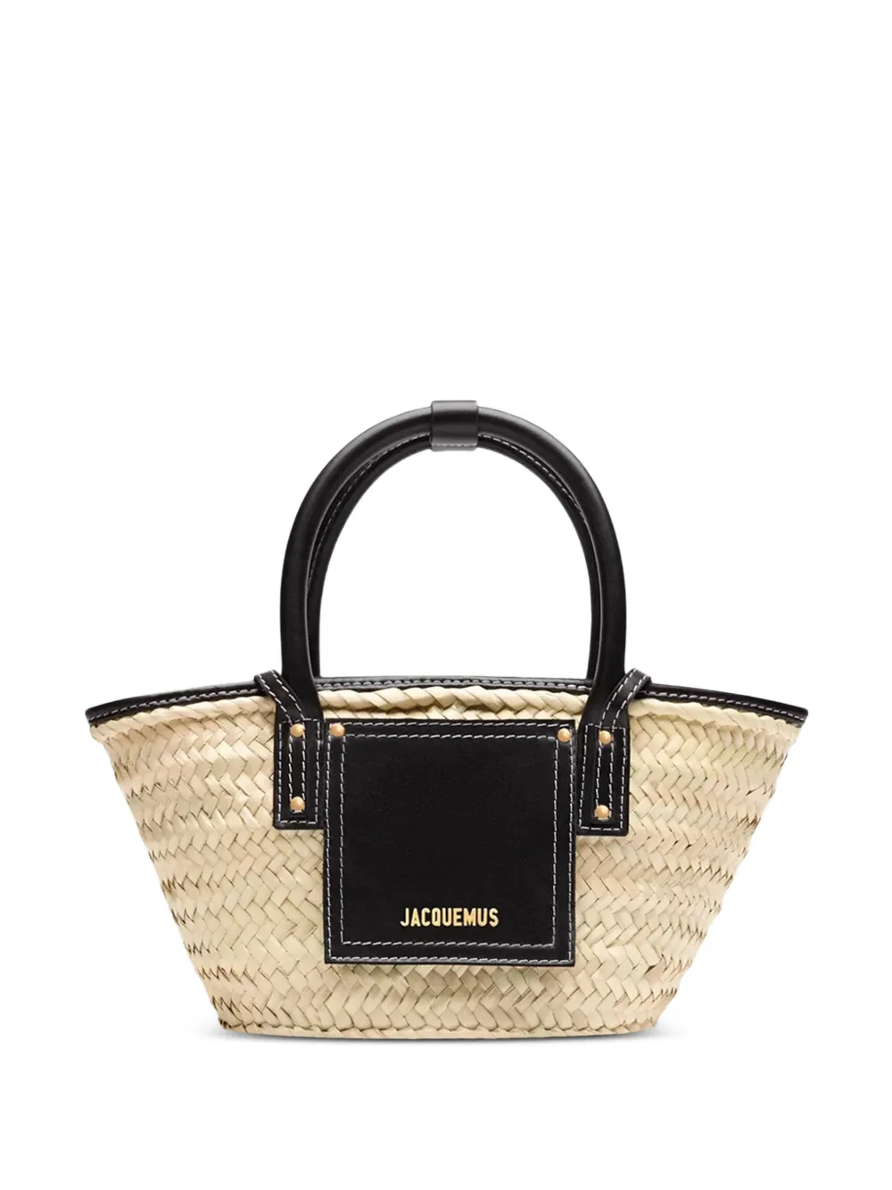 Jacquemus Le Soli woven beach bag - Neutrals