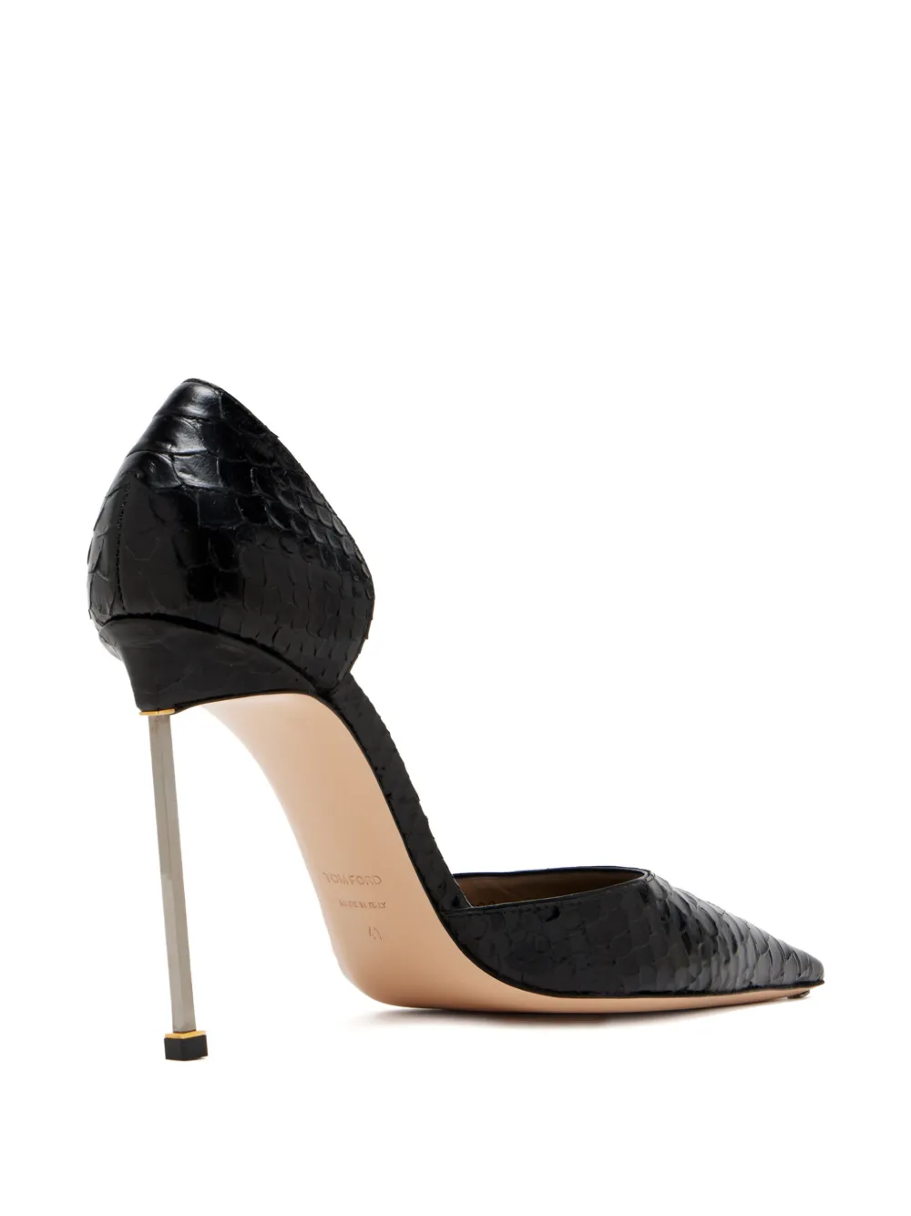 TOM FORD D'Orsay pumps met puntige hak Zwart