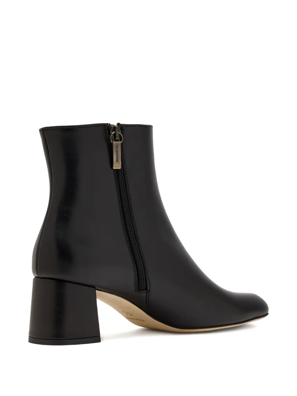 Magnanni Arlyene block-heel zip boots Zwart