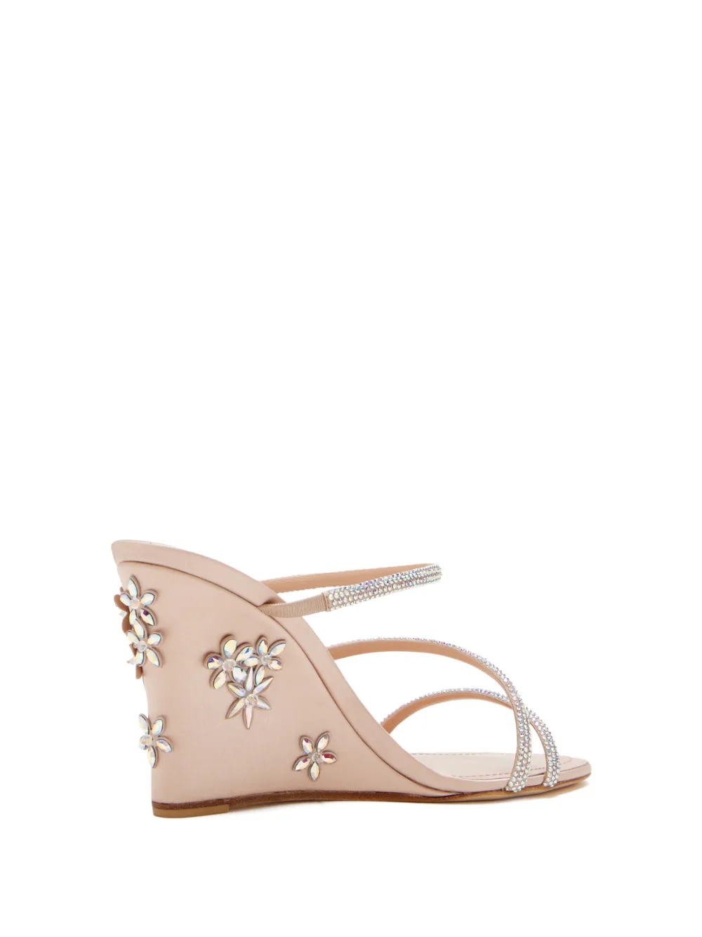 René Caovilla Eva floral sandals Roze