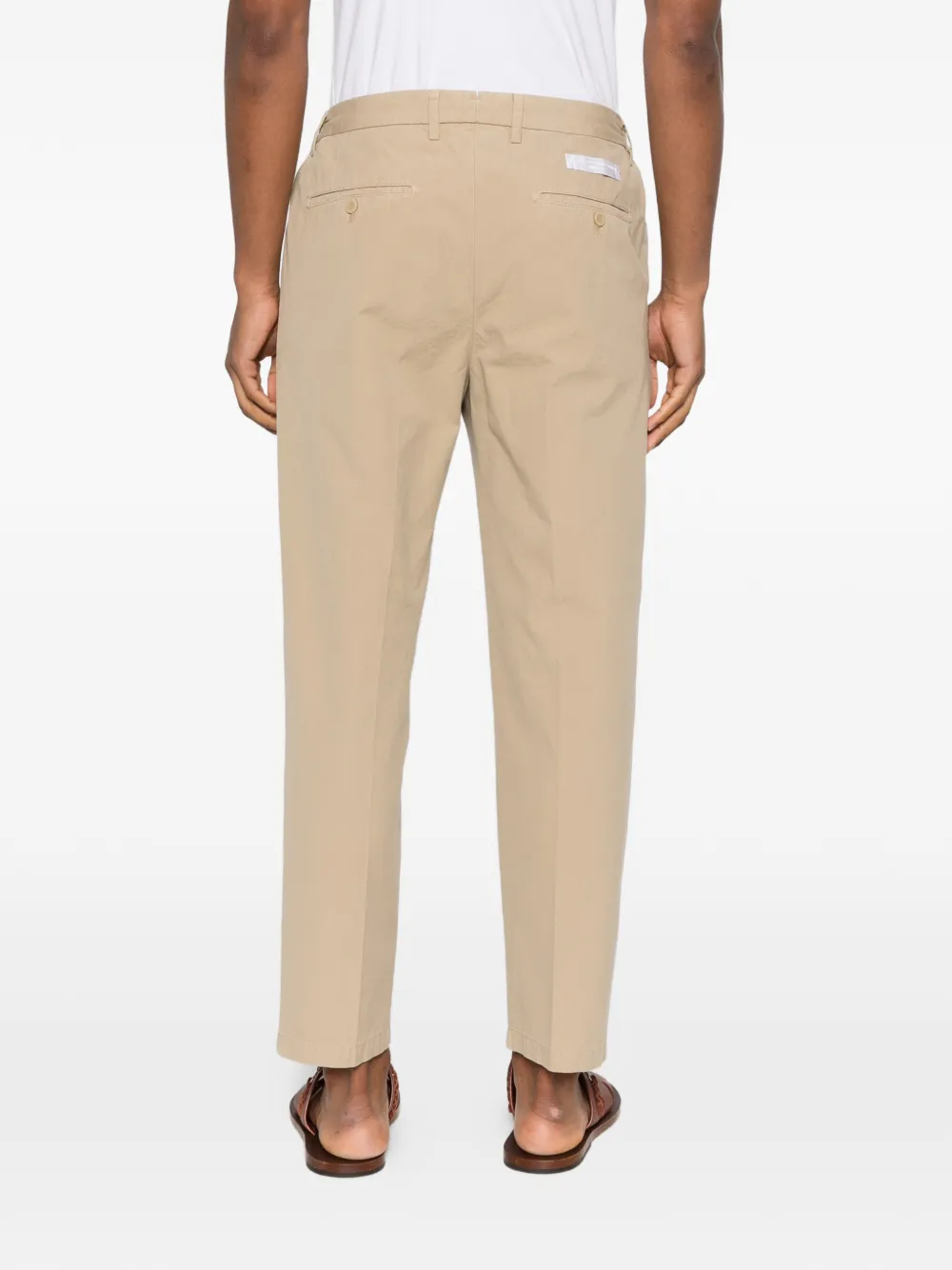 Briglia 1949 Broek met geplooide voorkant Beige