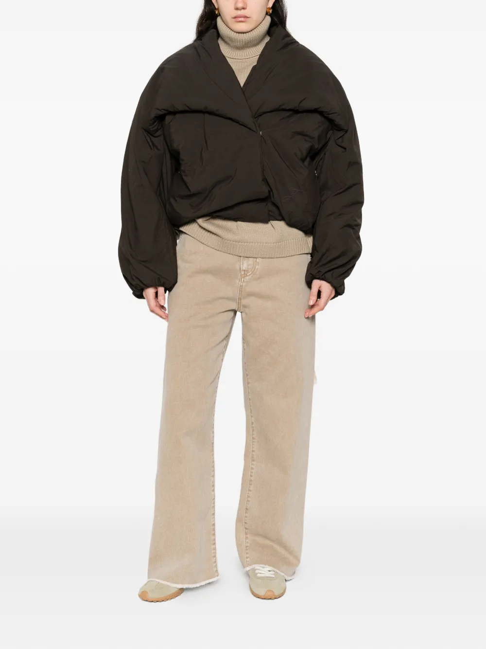 【JACQUEMUS LE PAYSAN 】ボンバージャケット Jacquemus The Paysan パデッドジャケット | ブラウン | FARFETCH JP