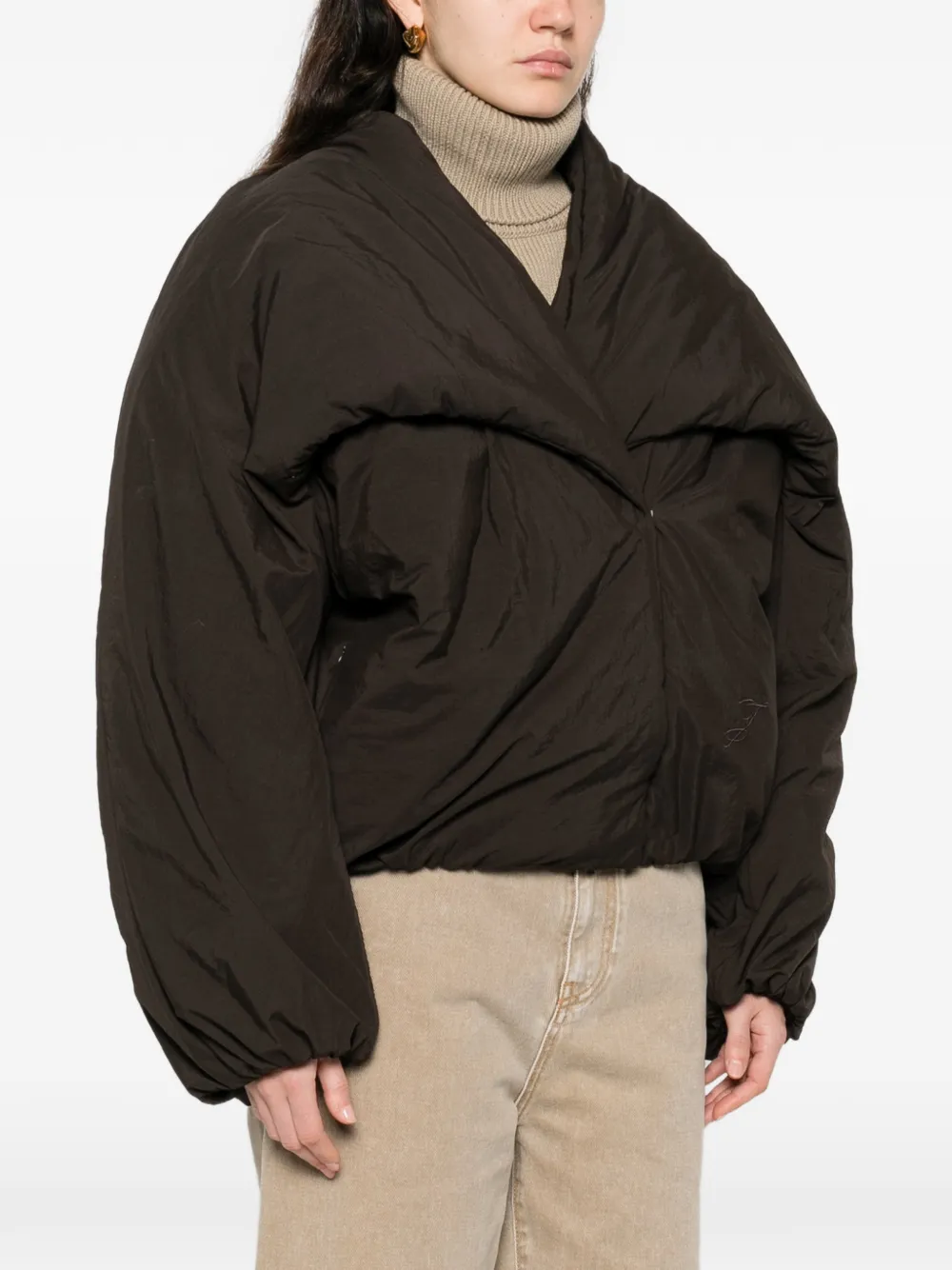 【JACQUEMUS LE PAYSAN 】ボンバージャケット Jacquemus The Paysan パデッドジャケット | ブラウン | FARFETCH JP