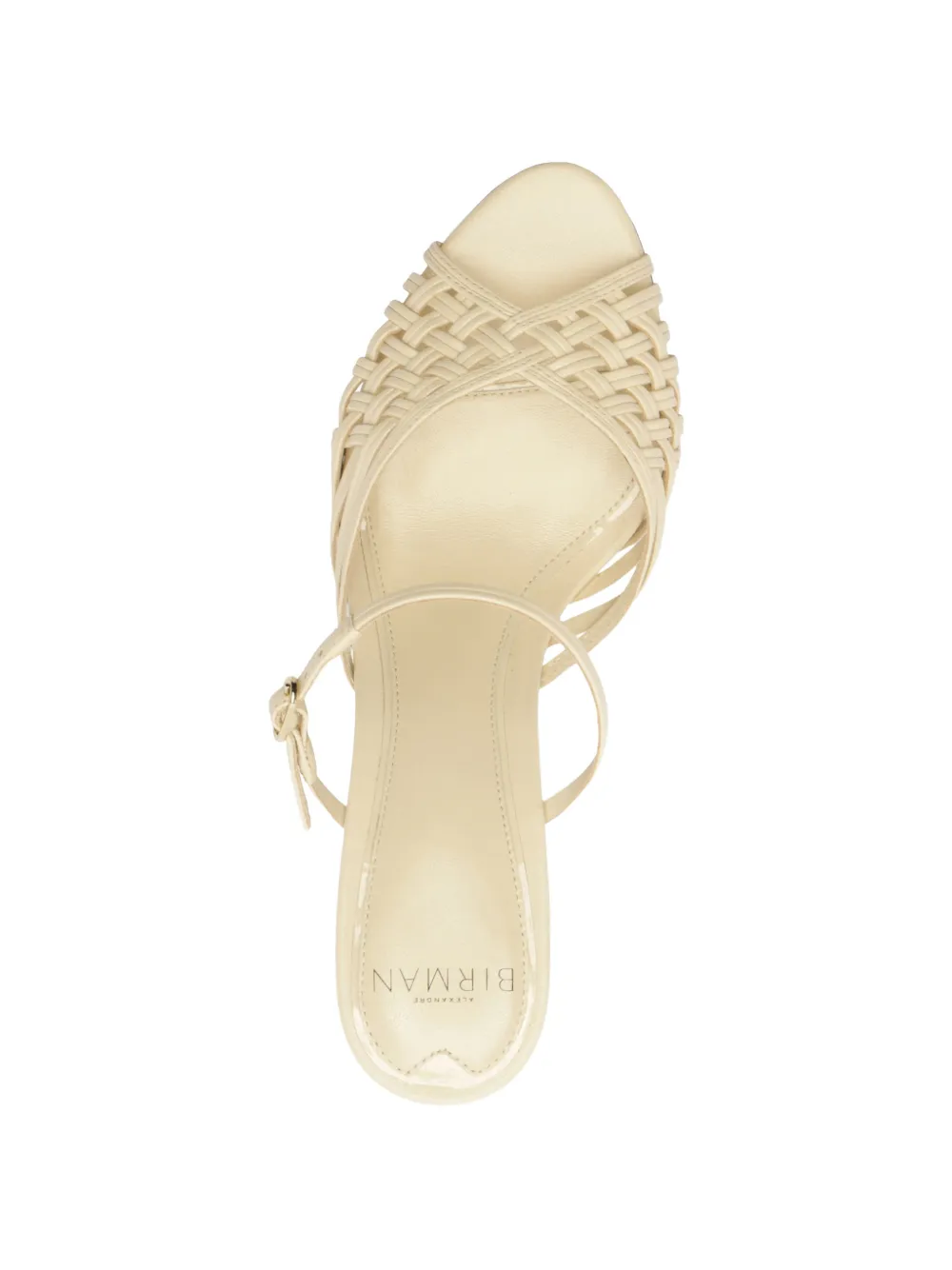 Alexandre Birman Lilian geweven muiltjes Beige