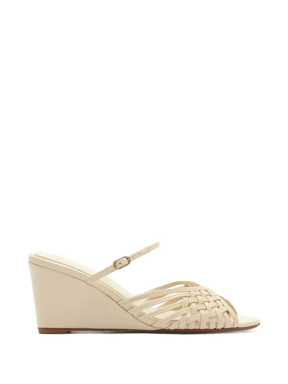 Alexandre Birman Lilian geweven muiltjes Beige
