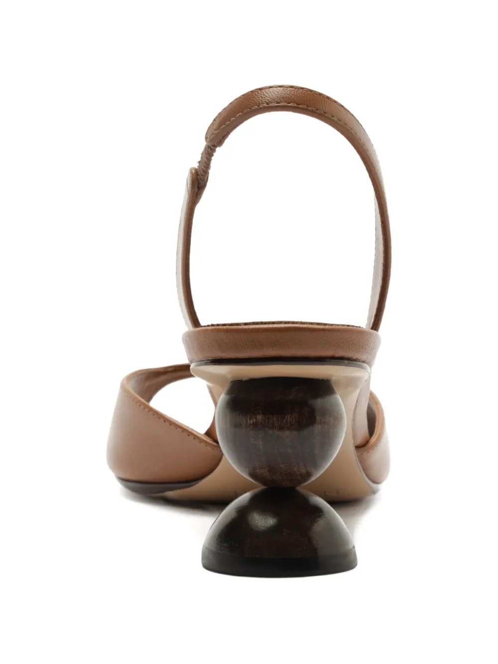 Alexandre Birman Tropicana sandalen met dubbele bol Bruin