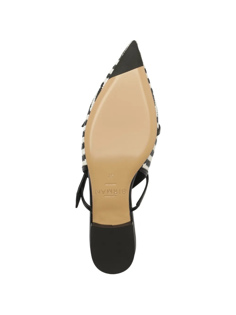 Alexandre Birman Tita raffia pumps met zigzag-bandje Wit