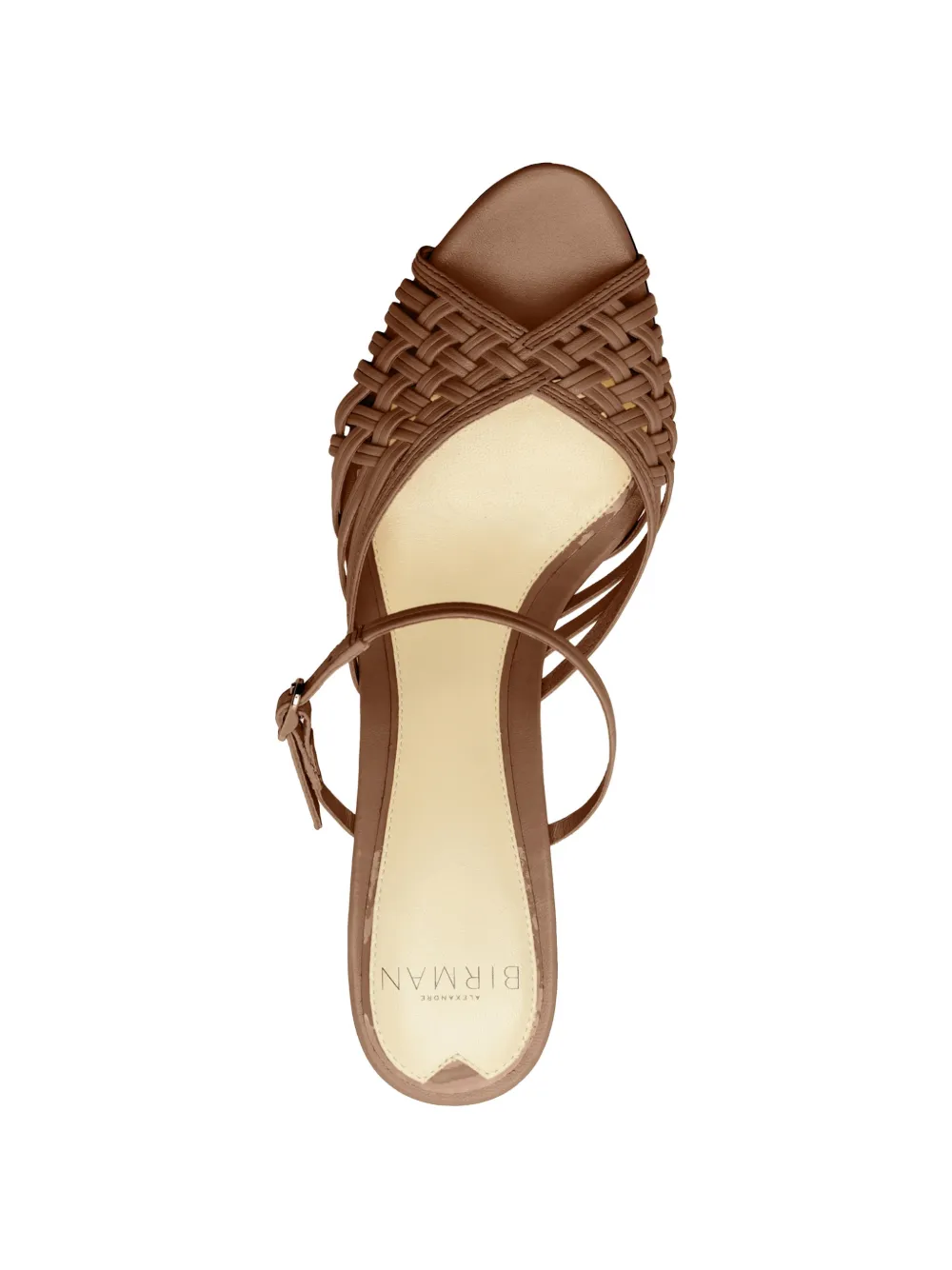 Alexandre Birman Lilian geweven muiltjes Bruin
