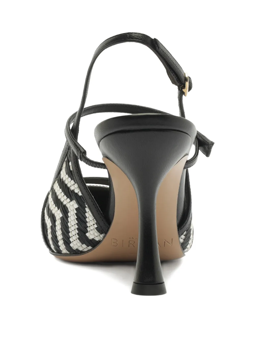 Alexandre Birman Tita zig pumps met raffia band Wit