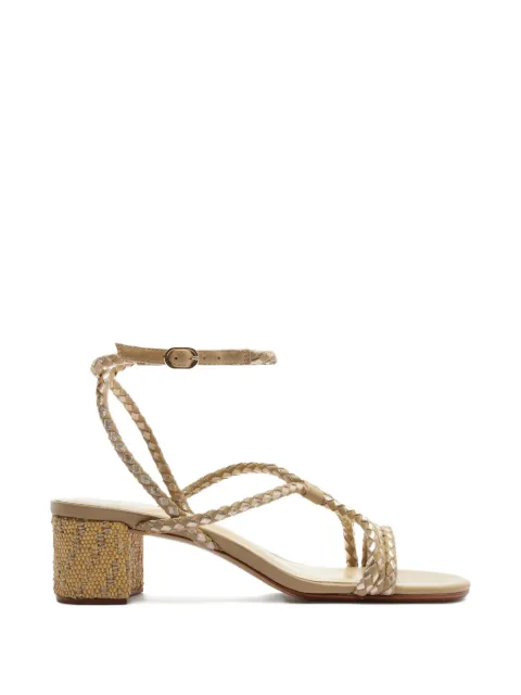 Alexandre Birman Elba braided heel sandals