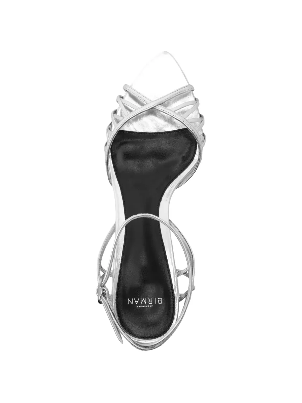Alexandre Birman Solene sandalen met hak Zilver