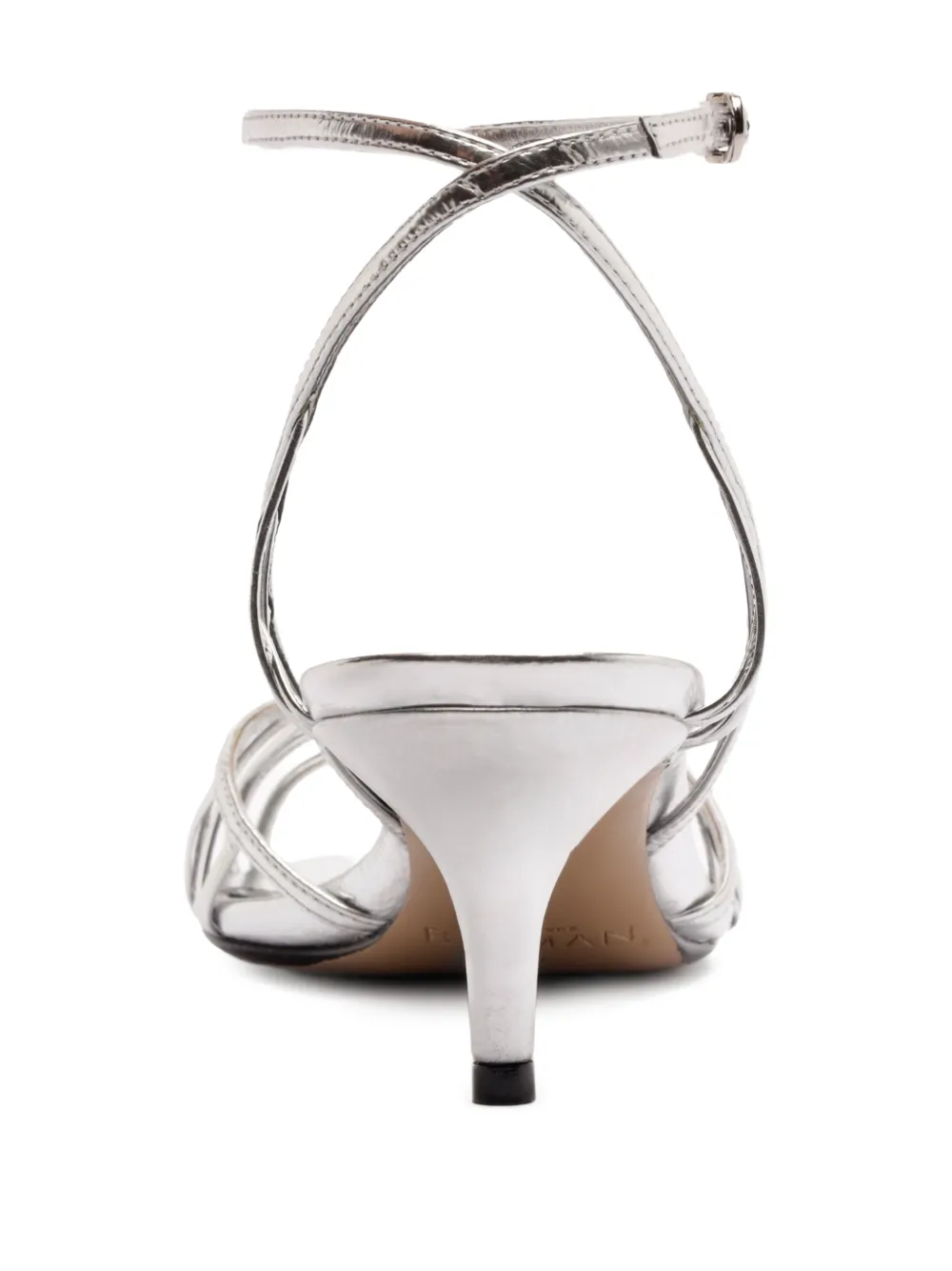 Alexandre Birman Solene sandalen met hak Zilver