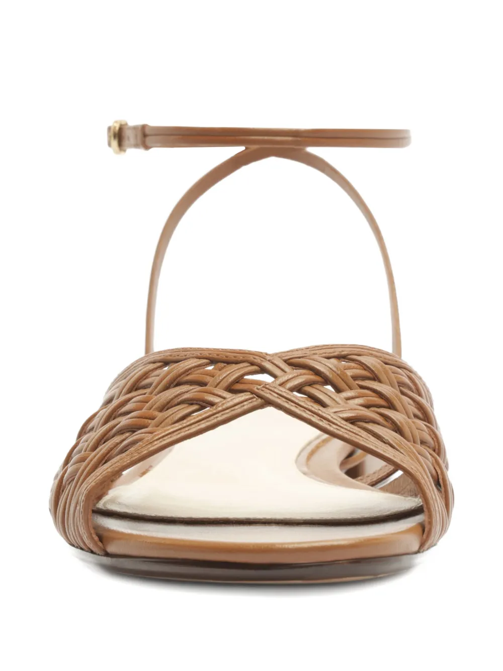 Lilian Woven Ankle-Strap Sandals