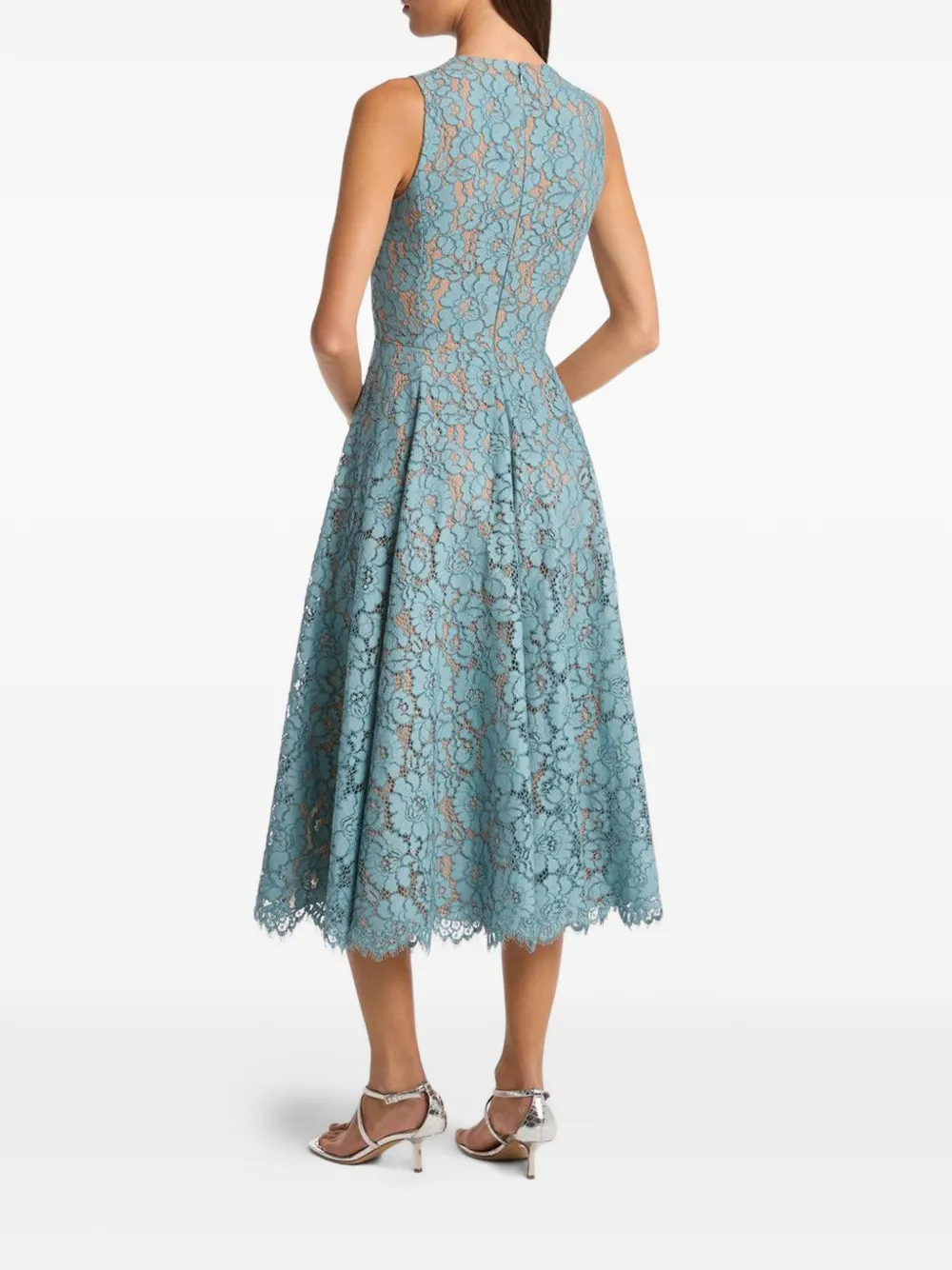 Michael Kors Mouwloze kanten jurk Blauw