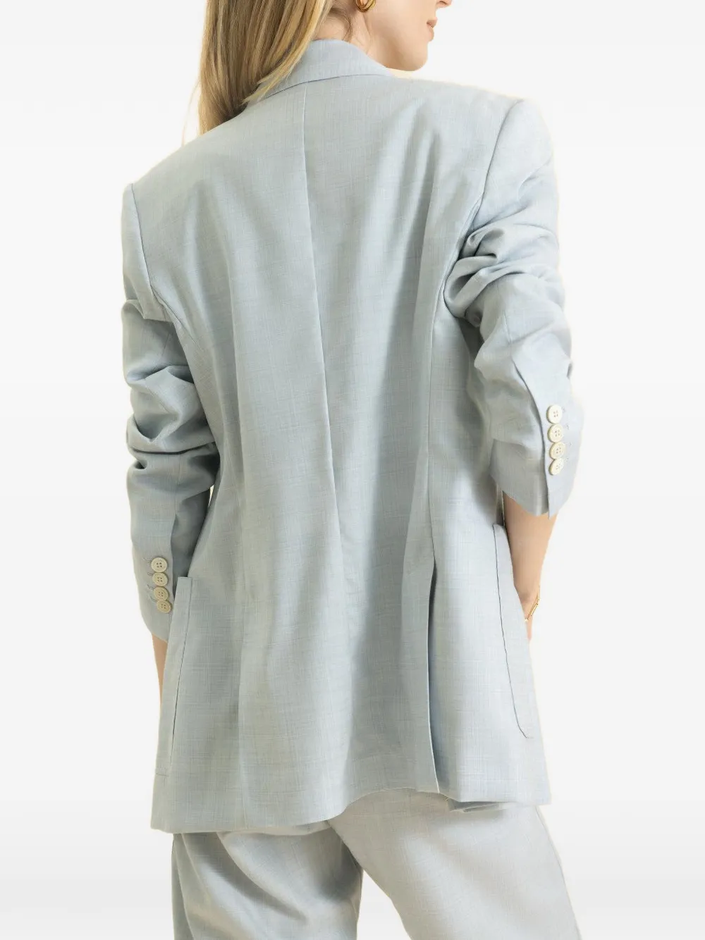  Eleventy Double-breasted Blazer - Blue 