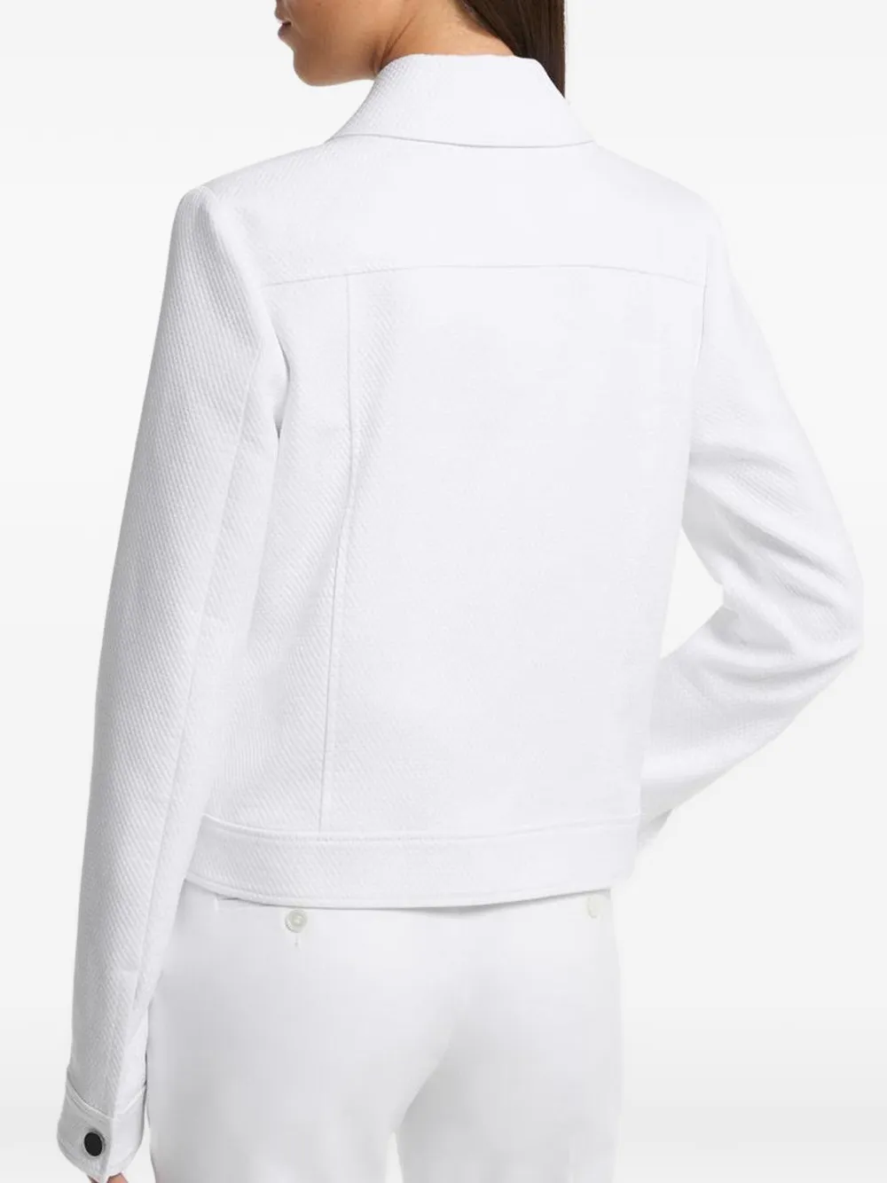  Michael Kors Collection Snap-button Jacket - White 