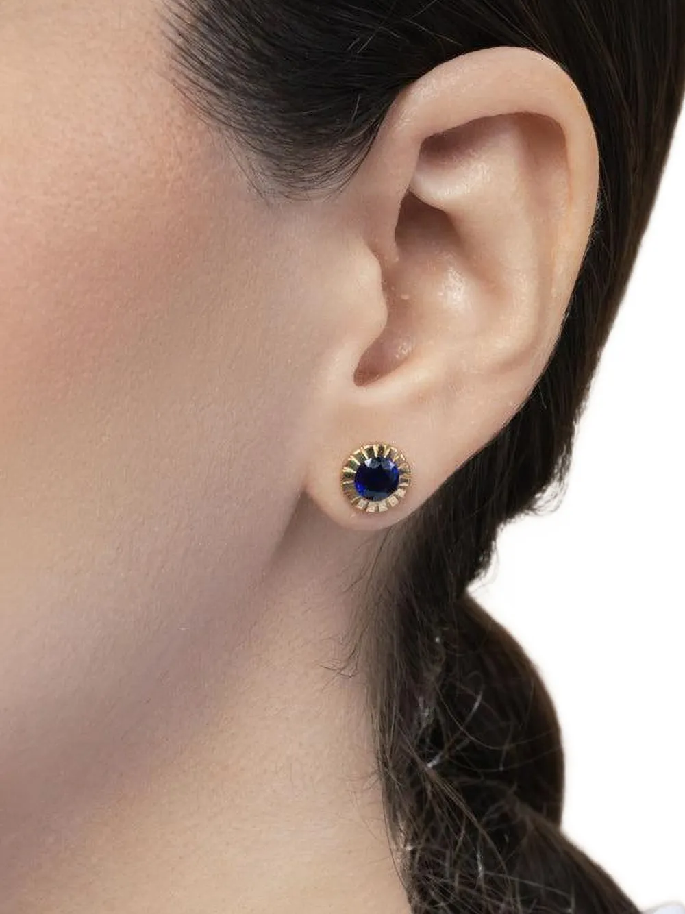 Retrouvaí sapphire stud earrings - Oro