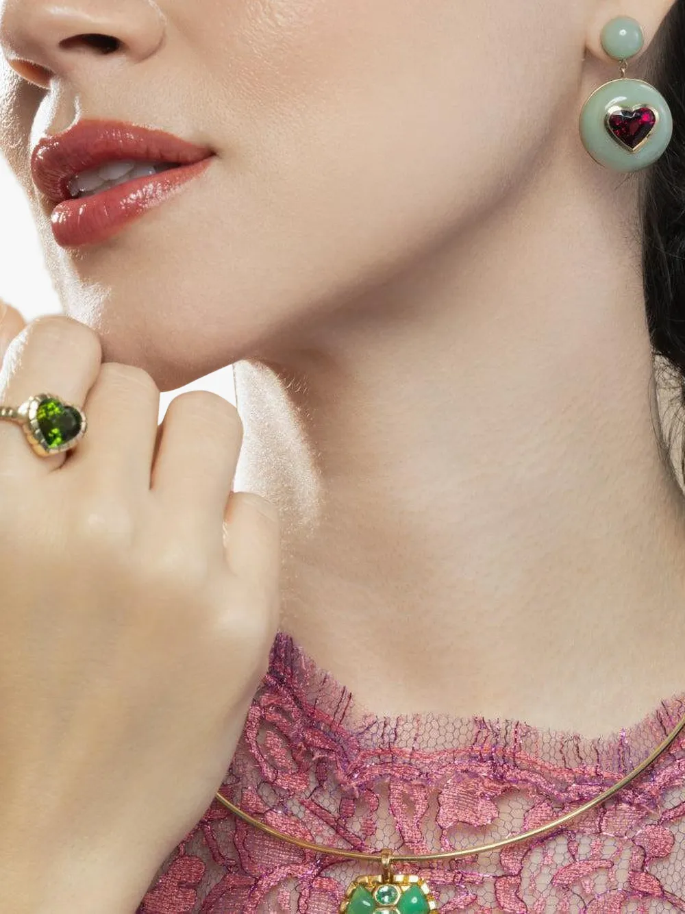 Retrouvaí tourmaline ring - Oro