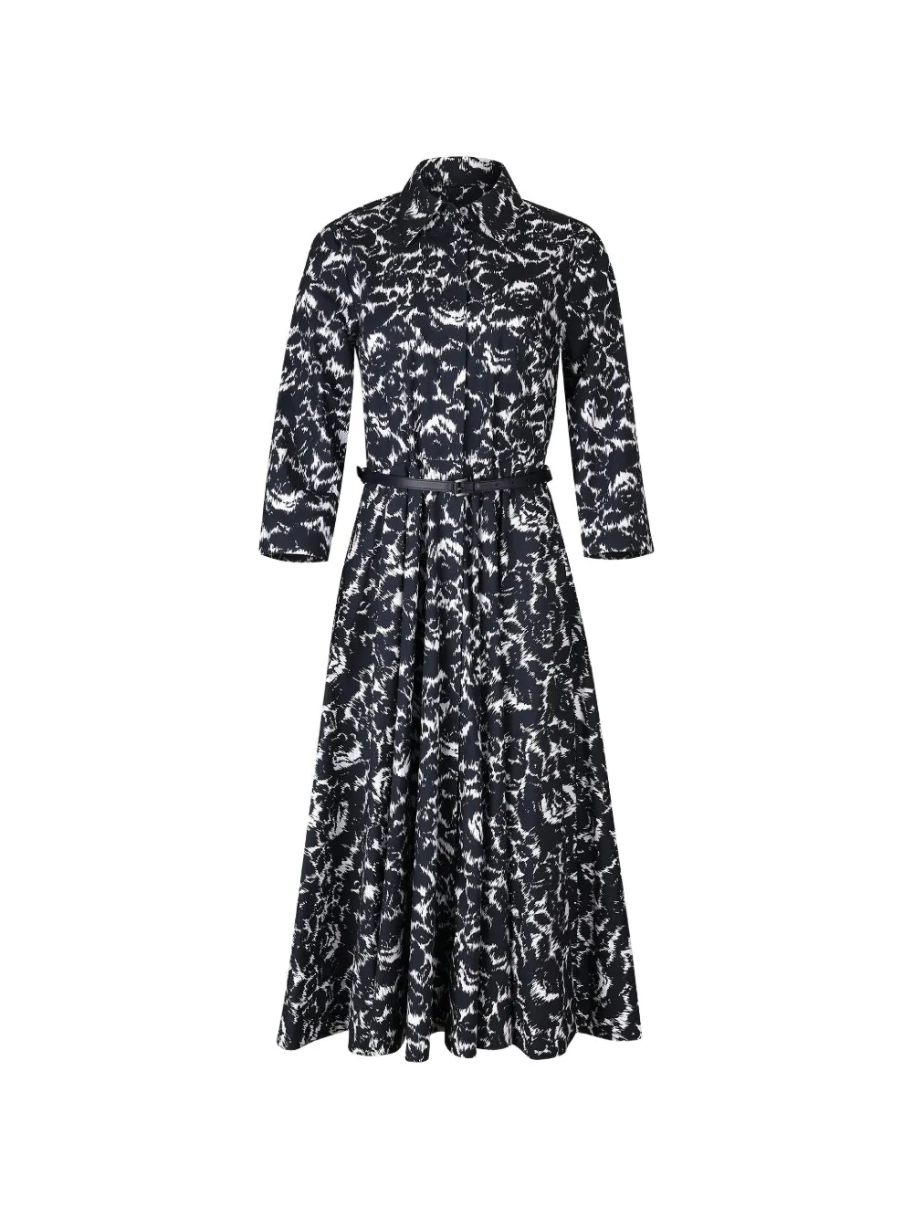 Michael Kors Collection belted midi dress - Nero