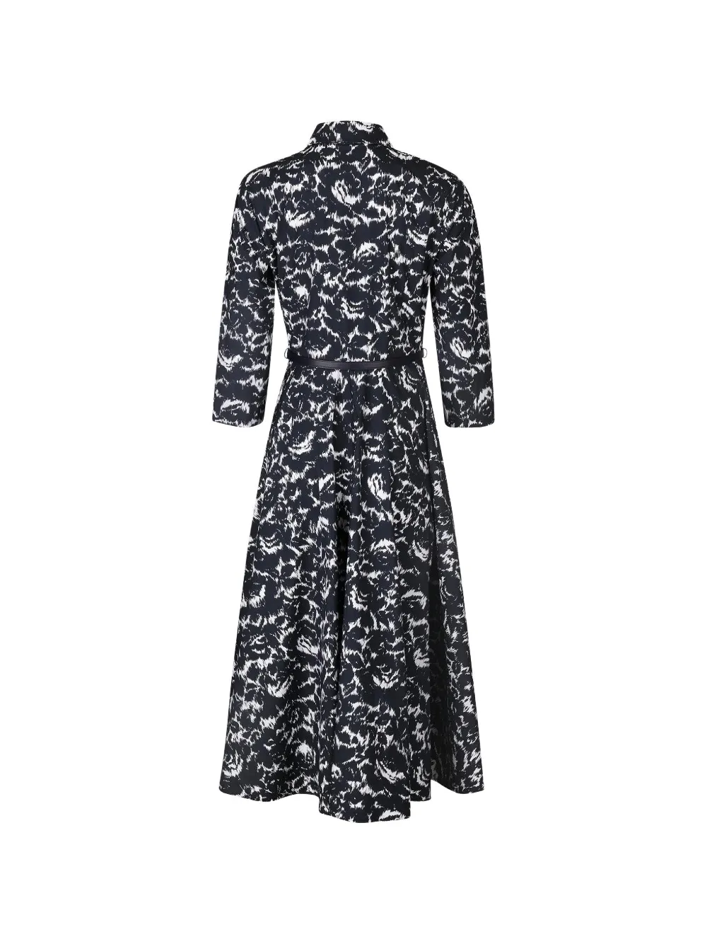  Michael Kors Collection Belted Midi Dress - Black 