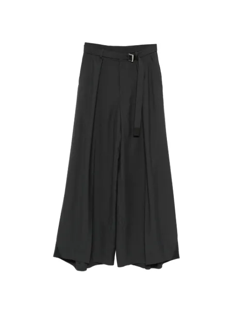 sacai pantalones con cinturón