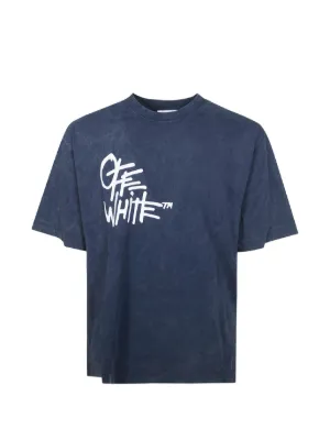Off-White グラデーション Tシャツ | ブルー | FARFETCH JP
